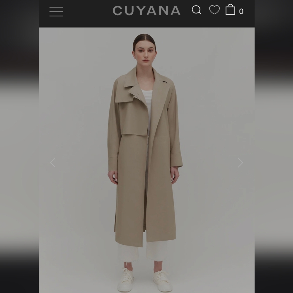 Cuyana Beige Trench‎ Coat